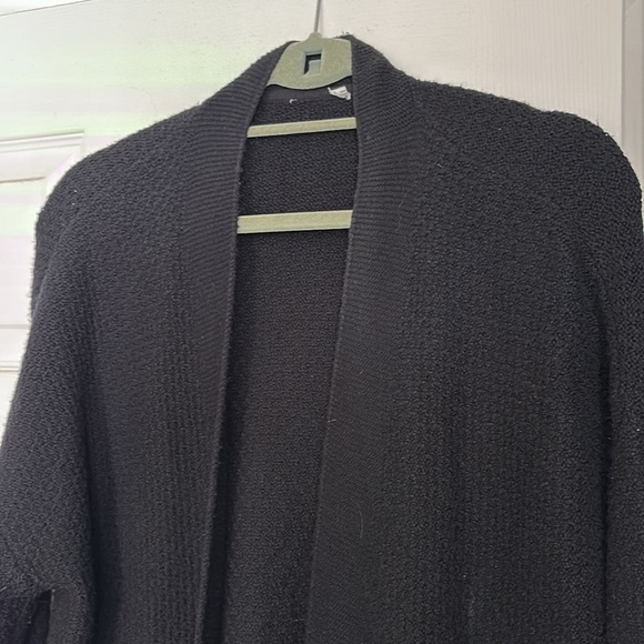 Unknown Brand, Soft Mid-Length Cardigan, Black Knit, XL - Picture 2 of 7